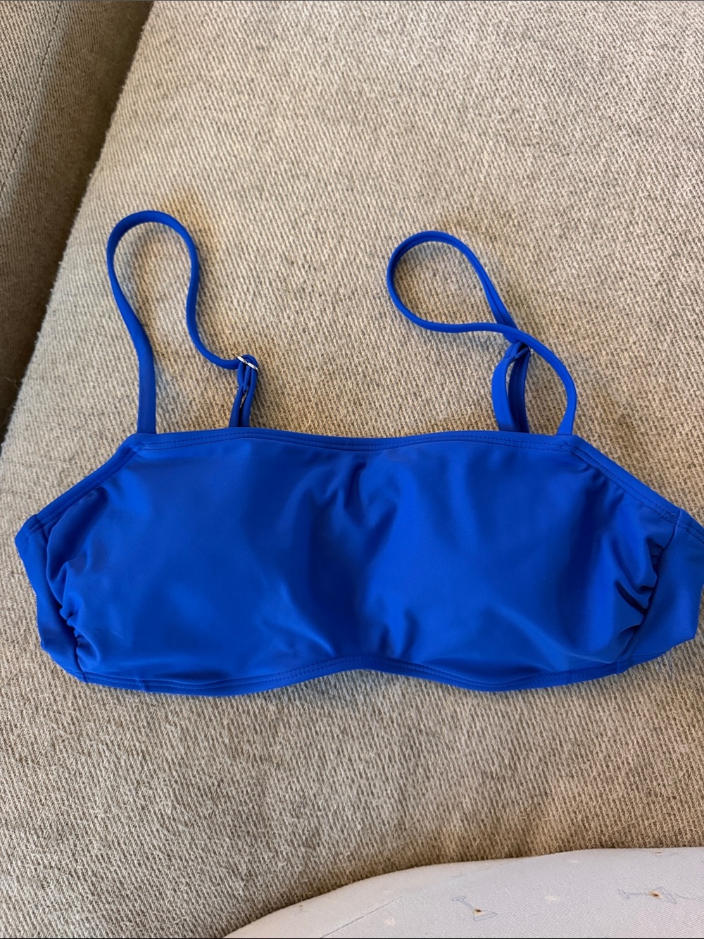 wild fable Royal Blue Strappy Bandeau Bikini Top